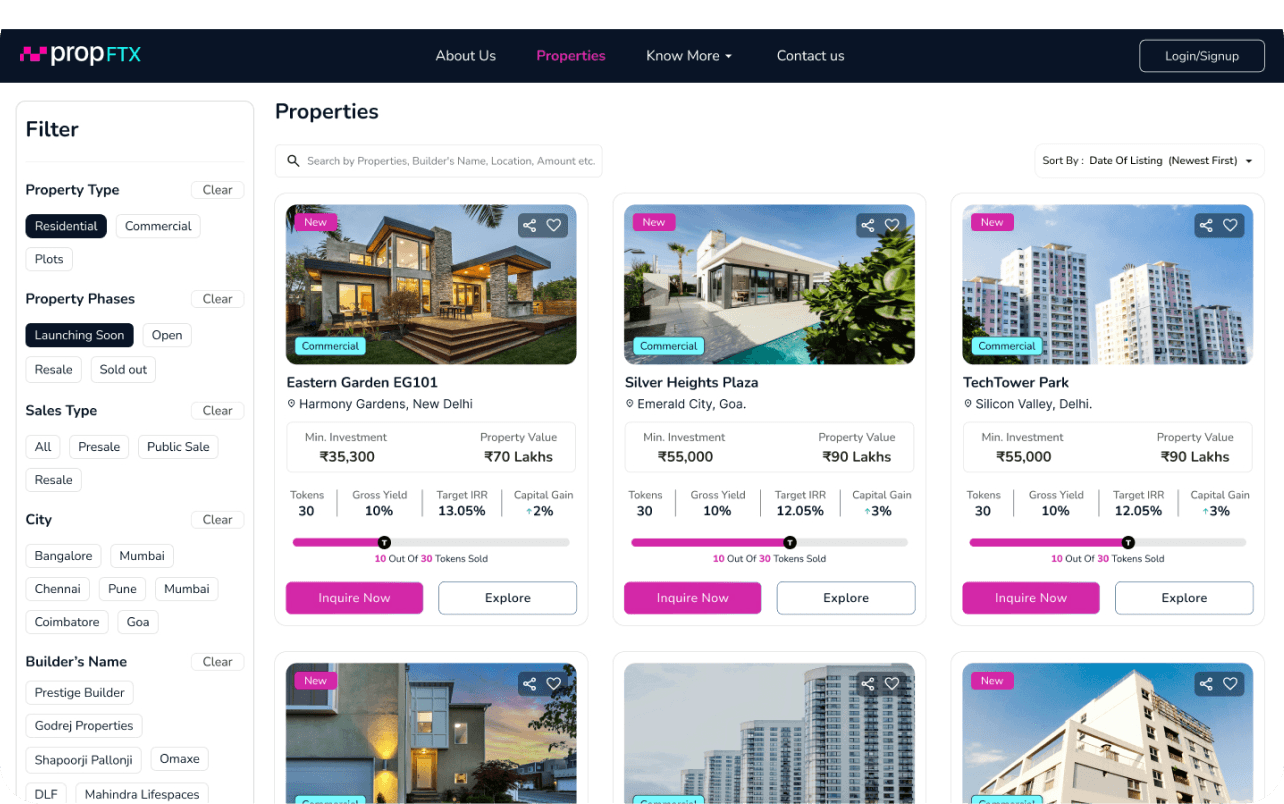 Explore Properties